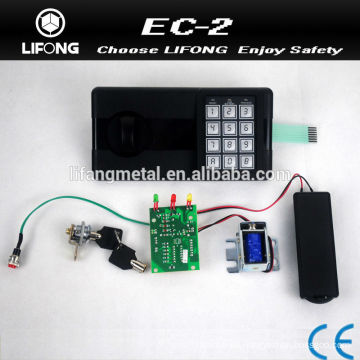 Código de la combinación de cerradura electrónica barata para caja fuerte modelo EC-2